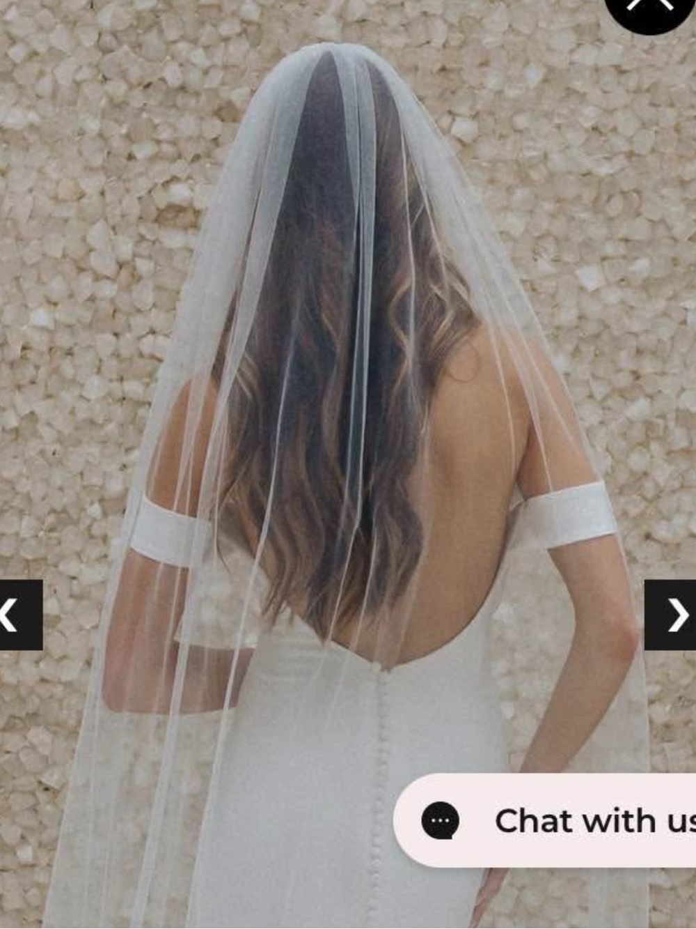Wedding Veil - Untamed Petals Carter Veil